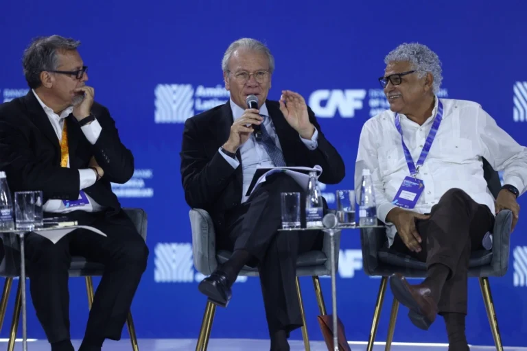 (FILE) Secretary General of the Andean Community, Ambassador Gonzalo Gutiérrez Reinel, attending the International Forum on Regional Integration in Latin America and the Caribbean. Photo: X/ @ComunidadAndina