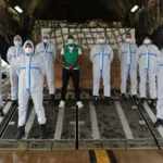 The second shipment Ebola medical countermeasures from India arrived June 2 at Africa’s Ebola Continental Supply Chain mechanism in Entebbe, Uganda Photo: X/ @AfricaCDC