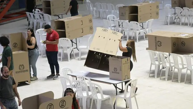 Colombia presidential runoff, Iván Cepeda, Abelardo de la Espriella, Historic Pact, election, voting, electoral monitoring, security deployment