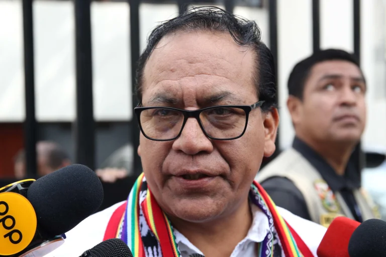 The National Election Jury of Peru and the special juries assess the validity of contested votes and the minutes coming from abroad to define the official results of the contest. Photo: EFE.