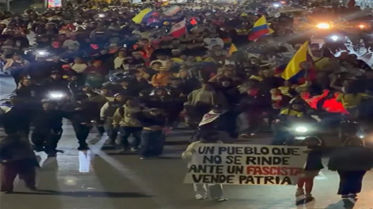 Colombia presidential runoff, Bogotá protests, preliminary vote count, Gustavo Petro, Abelardo de la Espriella, Iván Cepeda, UNDMO, Donald Trump