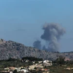Israeli strikes in Southern Lebanon. Photo: EFE