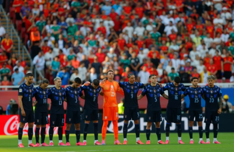 Venezuela solidarity World Cup minute of silence