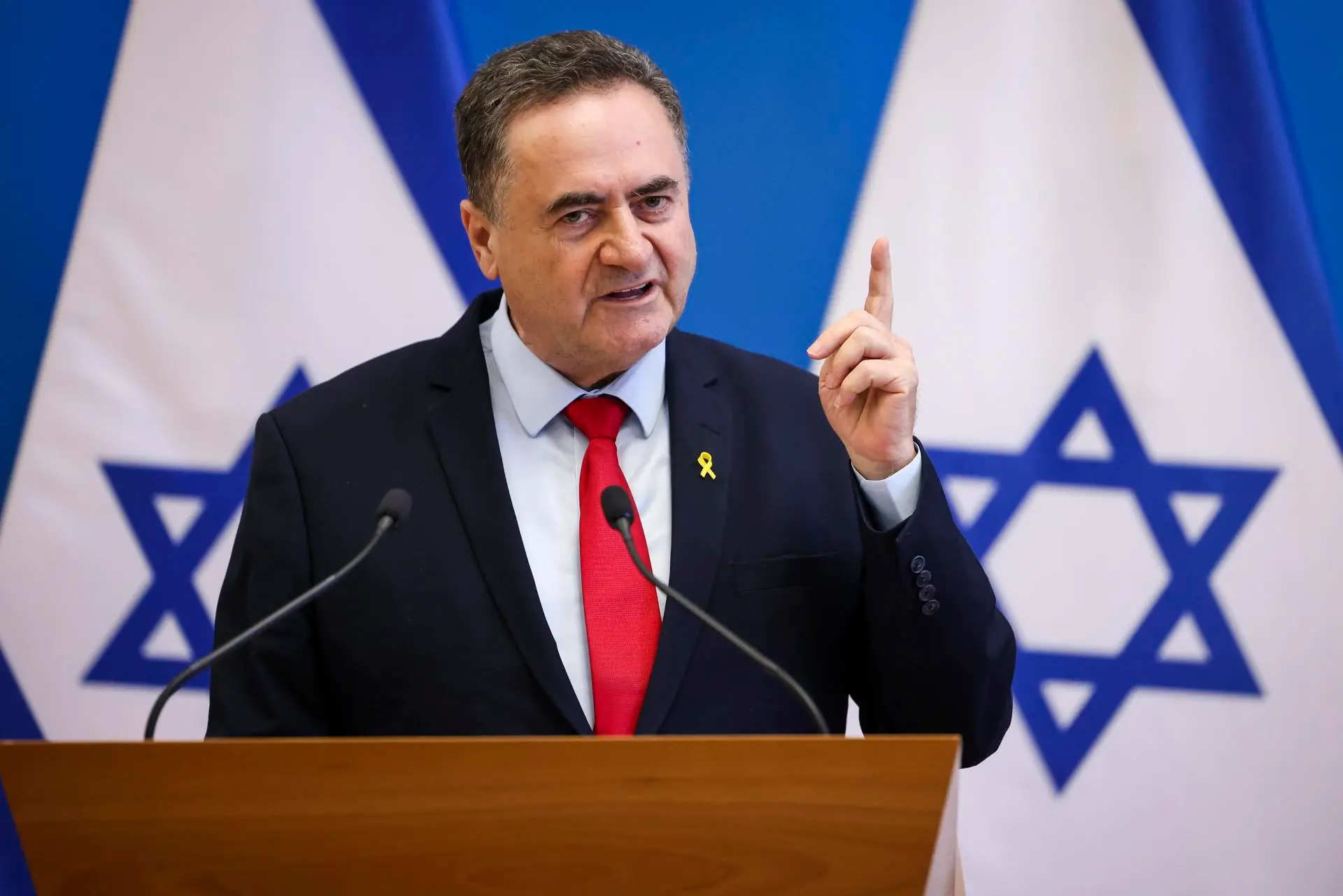 (FILE) Israeli Defense Minister Israel Katz. Photo: EFE.