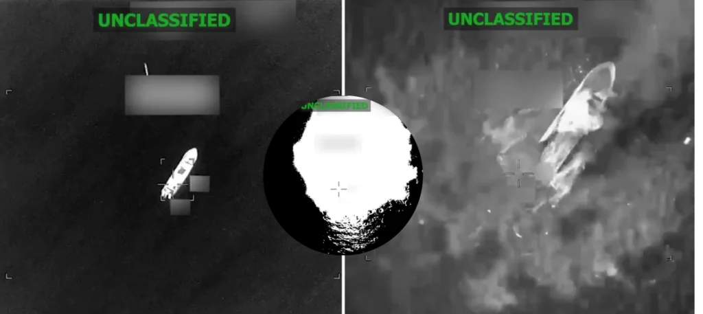 U.S. military anti-drug operation targeting suspected cocaine trafficking boats in the Caribbean and eastern Pacific.