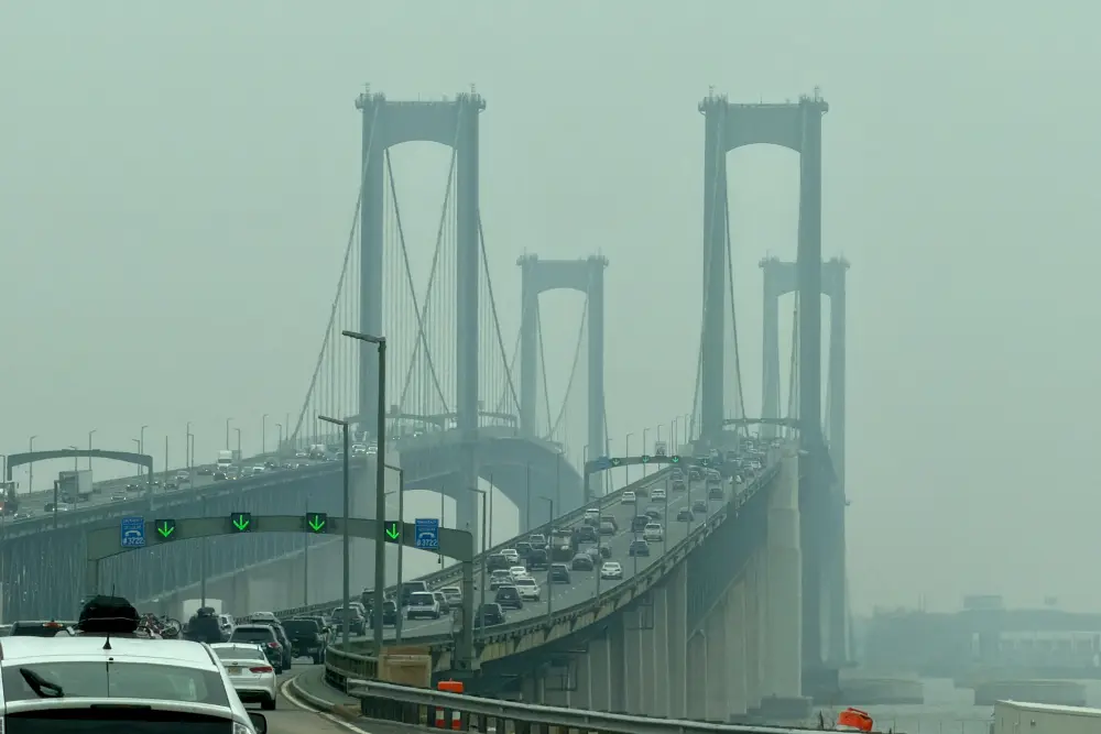 Ontario Premier Doug Ford rejects Donald Trump's criticism of Canada's wildfire response as smoke from hundreds of active fires triggers air quality alerts across the United States.