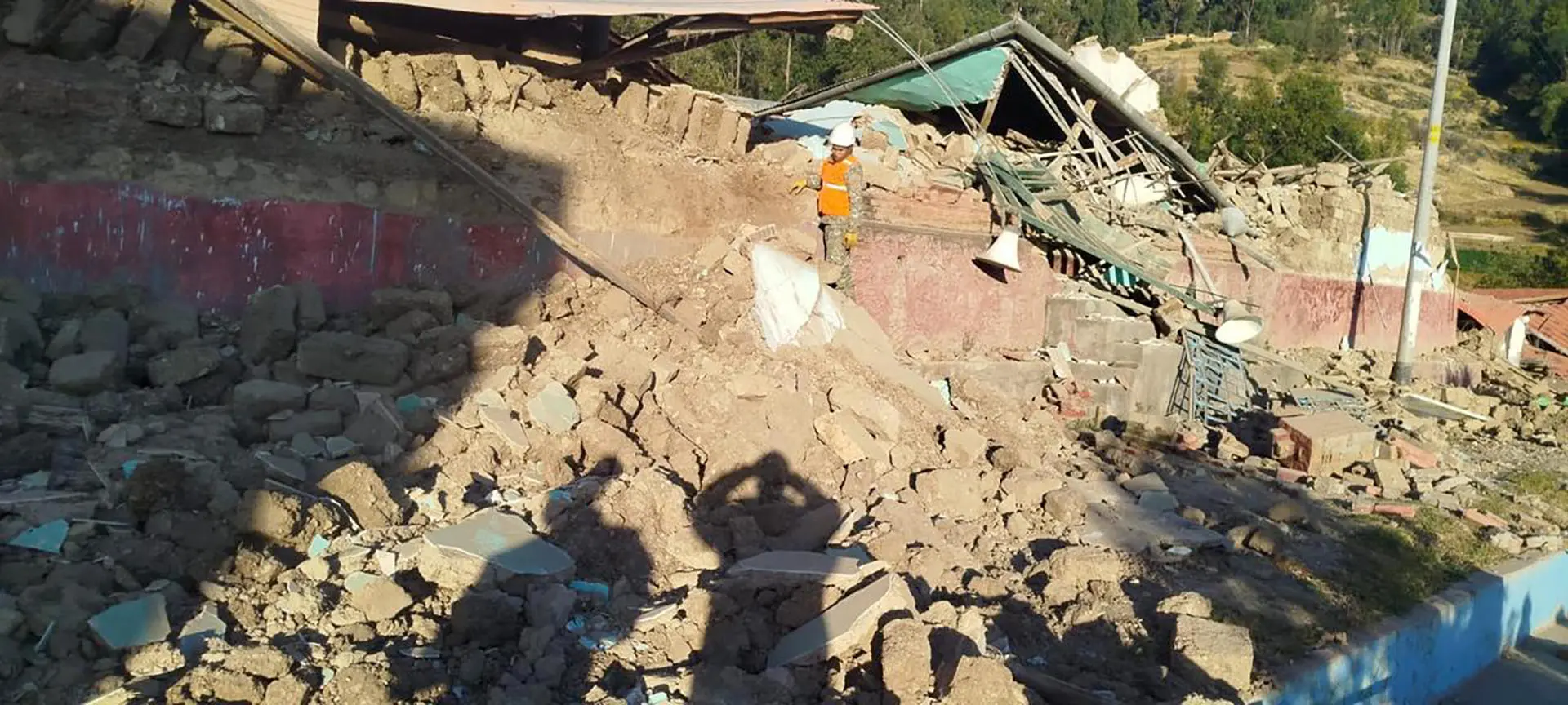 The new 3.4 magnitude earthquakes aggravate the situation in the province of Chupaca, Photo: EFE.