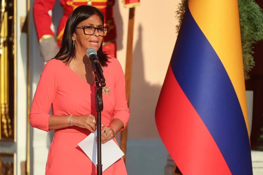 (FILE) Venezuela's acting president Delcy Rodriguez. Photo: EFE.