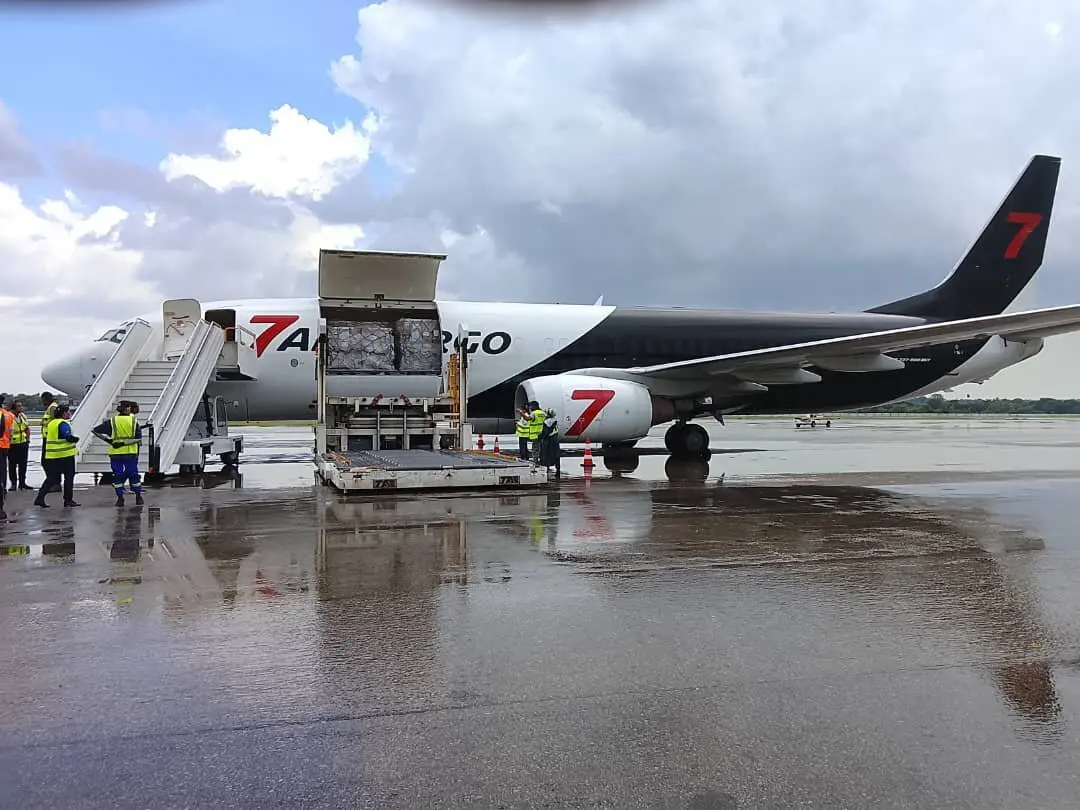 U.S. Aid arrives in Cuba. Photo: X/ @MINCEX_CUBA