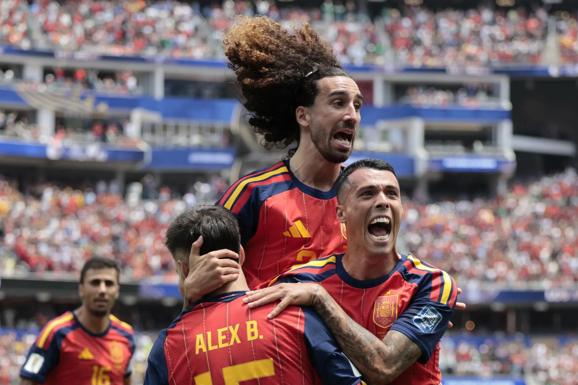 In the round of 16, Spain will face on Monday 6 July at the Dallas Stadium the winner of the crossing between Portugal and Croatia. Photo: EFE.