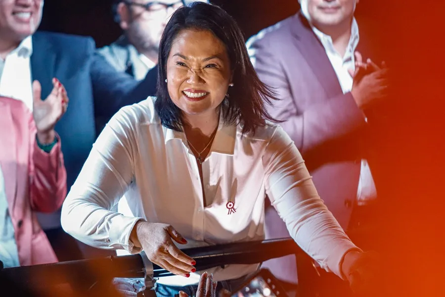 Keiko Fujimori at JNE credential ceremony, Peru presidential election, Fuerza Popular, 2026 inauguration