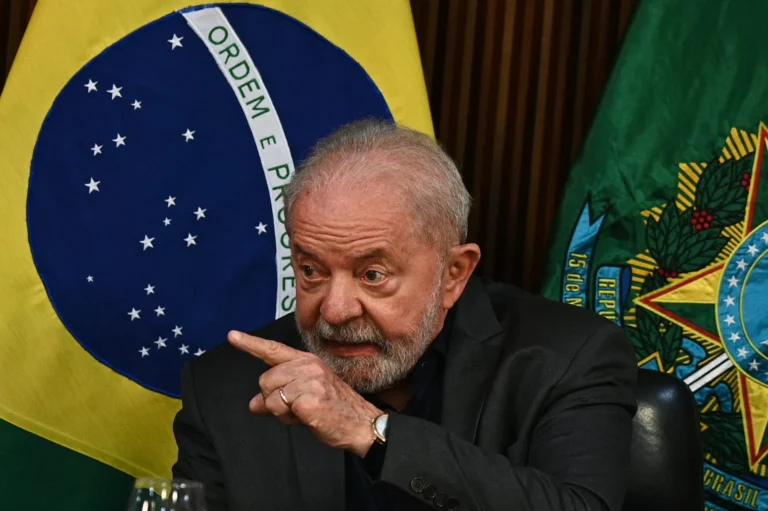 Brazil Milei visit in São Paulo political event