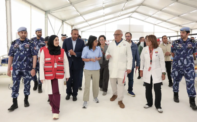 Qatar aid Venezuela earthquake field hospital in Caracas