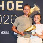 During the award ceremony at the Allianz Arena, Harry Kane celebrated the team’s collective success and confirmed his continued presence in German football. Photo: FC Bayern.