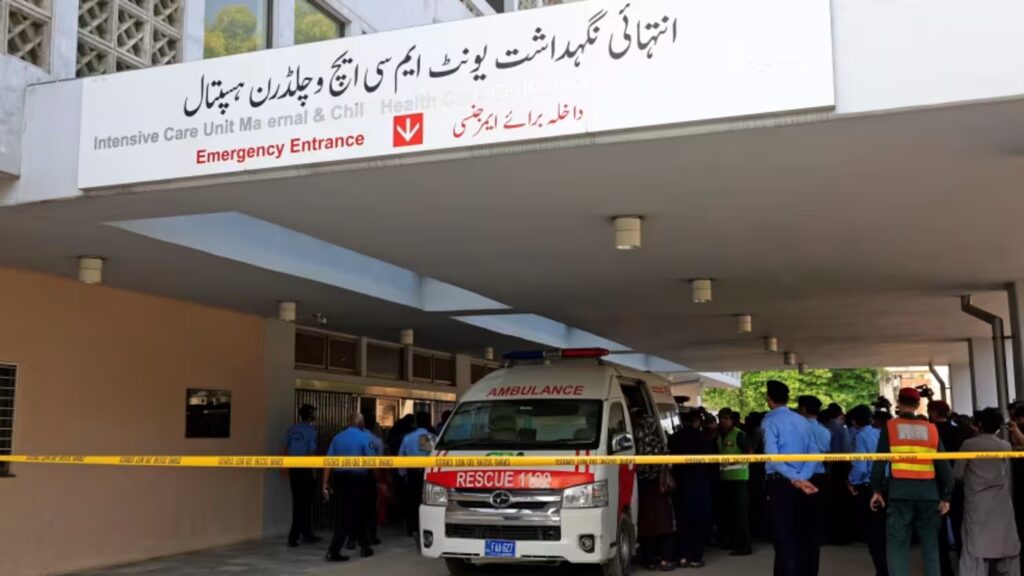 Fire at PIMS hospital in Islamabad kills at least 14 newborn babies in Pakistan.