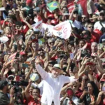 The electoral map reflects how the leftist party seeks to combine different political forces to strengthen Lula’s candidacy. Photo: EFE.