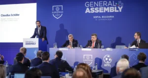 The collective of 53 leagues accuses the international body of making unilateral decisions without prior consultation and maintains an active complaint to the European Commission for conflict of interests. Photo: European Leagues.