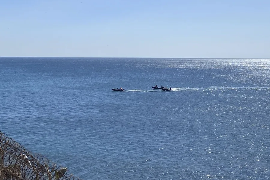 Forensic teams and Civil Guard officers recover and identify migrants who died after the mass crossing at Ceuta's Tarajal border.