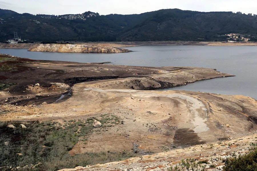 (FILE) Aftermath of El Niño at San Rafael Dam, Colombia. Photo: EFE.