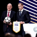 (FILE) UEFA seeks to force the resignation of Gianni Infantino before the next FIFA presidential elections in March 2027. Photo: EFE.
