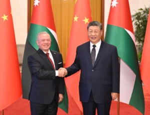 Chinese President Xi Jinping held talks with King Abdullah II ibn Al Hussein of the Hashemite Kingdom of Jordan in Beijing. Photo: Xinhua/Li Xiang.