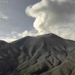 Puracé volcano in Colombia under orange alert following increased seismic activity, ash emissions and volcanic gas levels.
