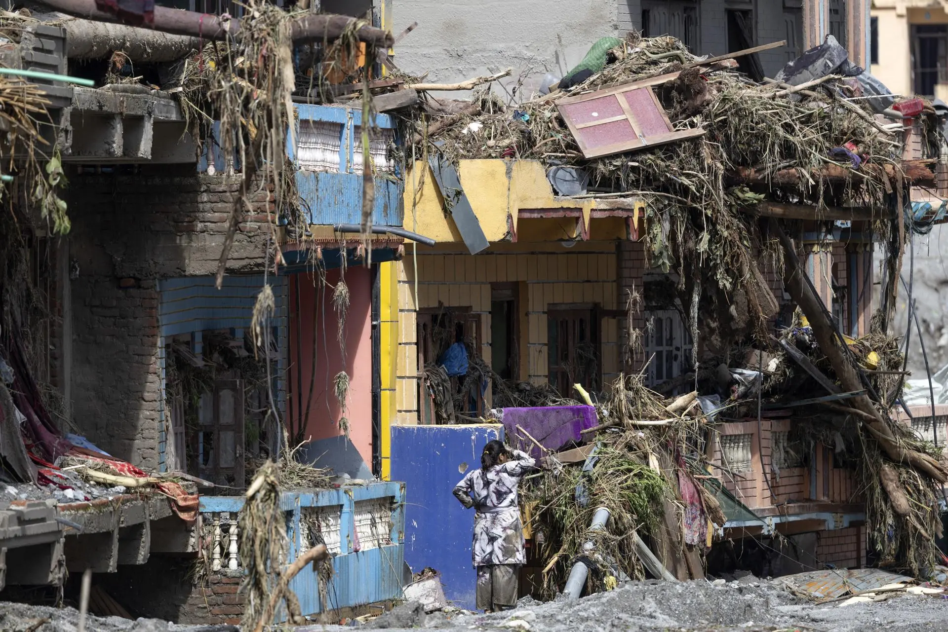 Among the missing persons are 500 foreign citizens who transited through the region. Photo: EFE.