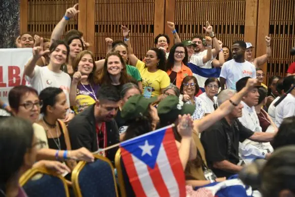 ALBA Movimientos Assembly delegates meet in Havana to discuss socialism and regional sovereignty.