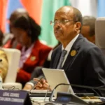 African Union peace architecture reform: Mahmoud Ali Youssouf addresses 21st Extraordinary Session of AU Assembly in Luanda, Angola, calling for urgent reforms to conflict prevention and peace operations.