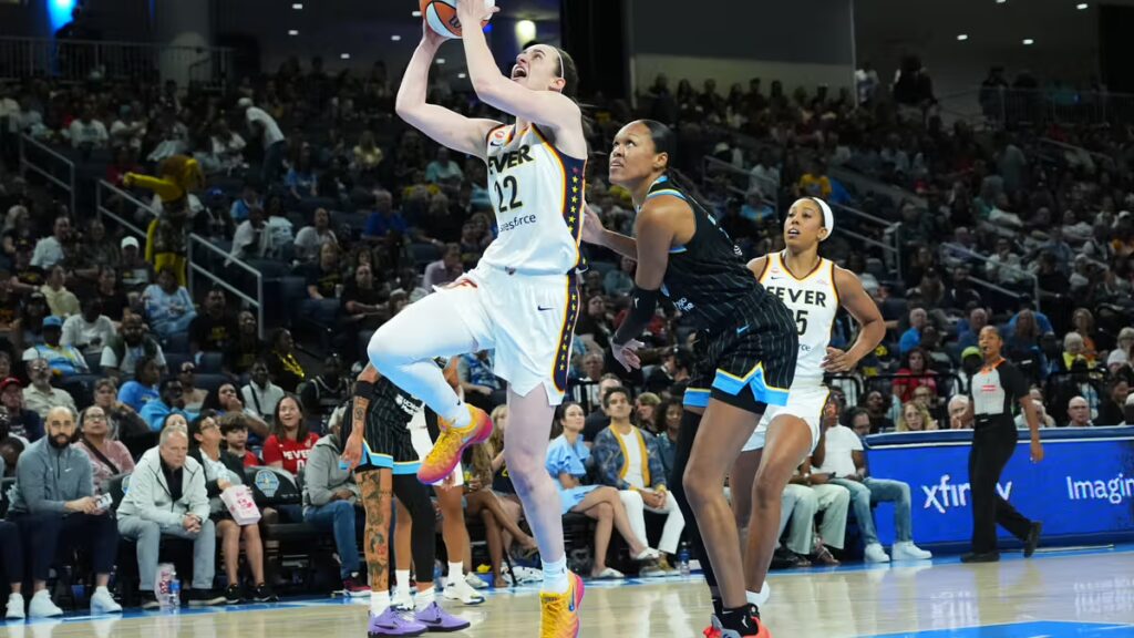 With 88 games played in her young career, Clark now owns a milestone that places her above the entire history of the league. Photo: AP.