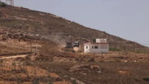 Israel E1 settlements: Map of contested E1 zone fragmenting occupied West Bank between Jerusalem and Ma’ale Adumim.