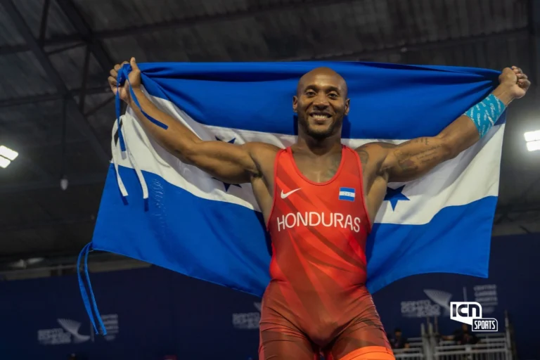 Kevin Mejía wins Greco-Roman wrestling gold for Honduras while Gino Ávila and Venezuela's Raiber Rodríguez earn medals at Santo Domingo 2026.