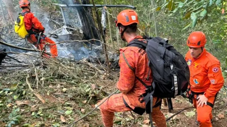 Rio helicopter crash near Vista Chinesa in Tijuca National Park leaves four people dead.