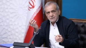 Iran-US tensions rise as Masoud Pezeshkian denounces Washington’s alleged genocidal mindset.
