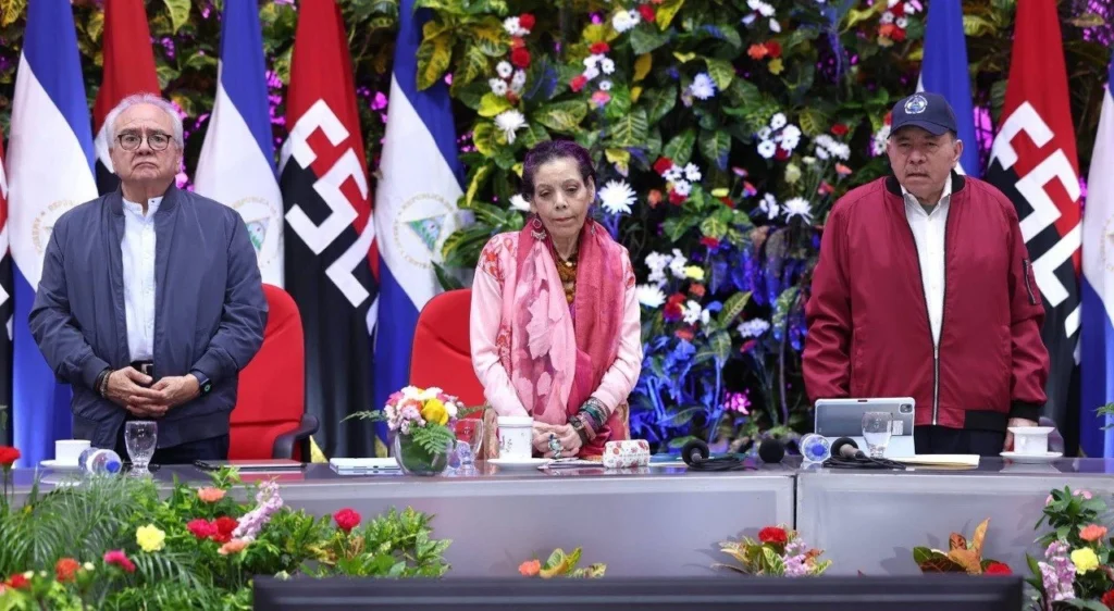 Nicaragua constitutional reform debate at Air Force anniversary event