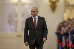 Russian President Vladimir Putin discusses Russian strikes targeting Ukraine’s economy and agricultural sector.