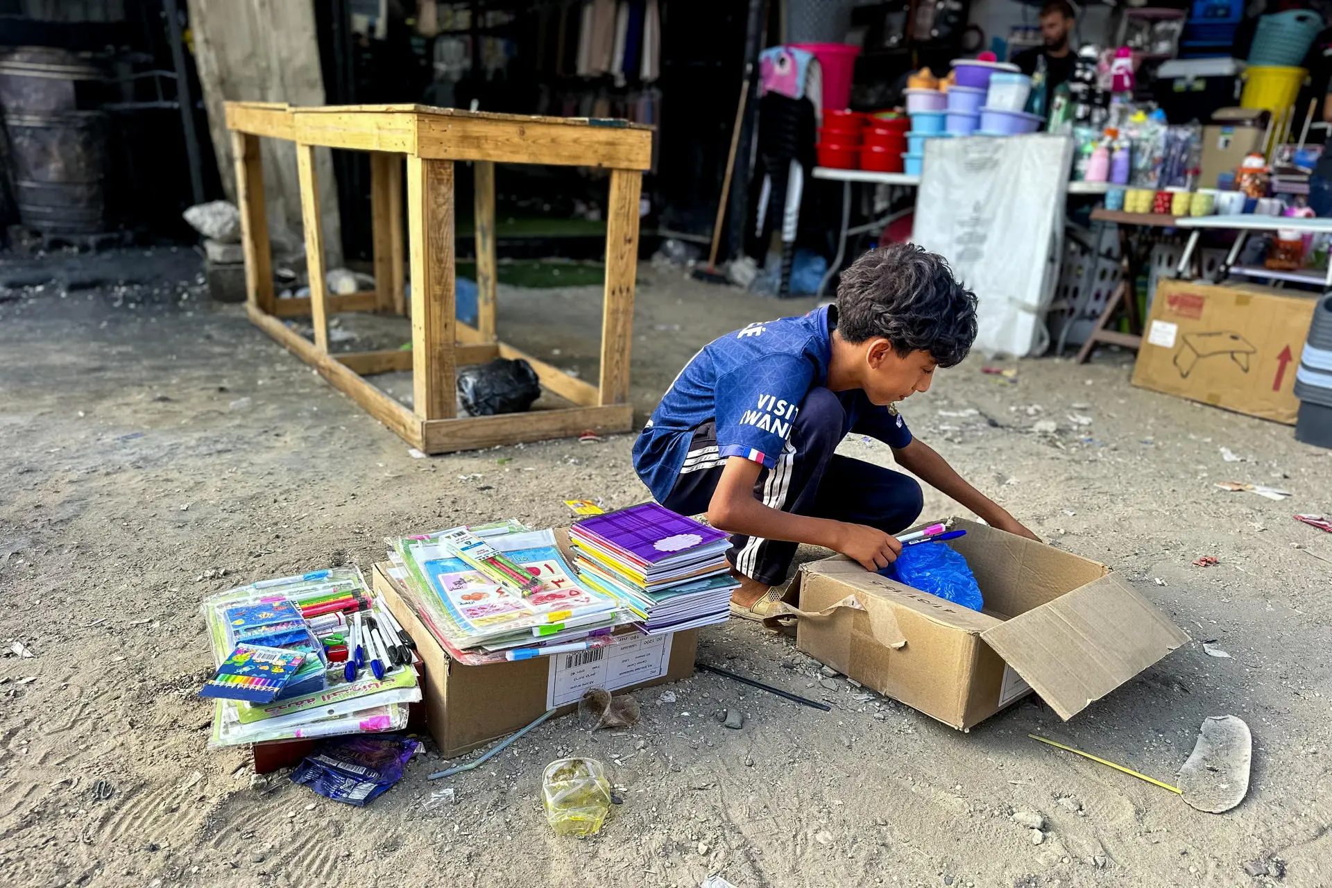 Gaza Schools Reopen In Tents After Three Years Of War