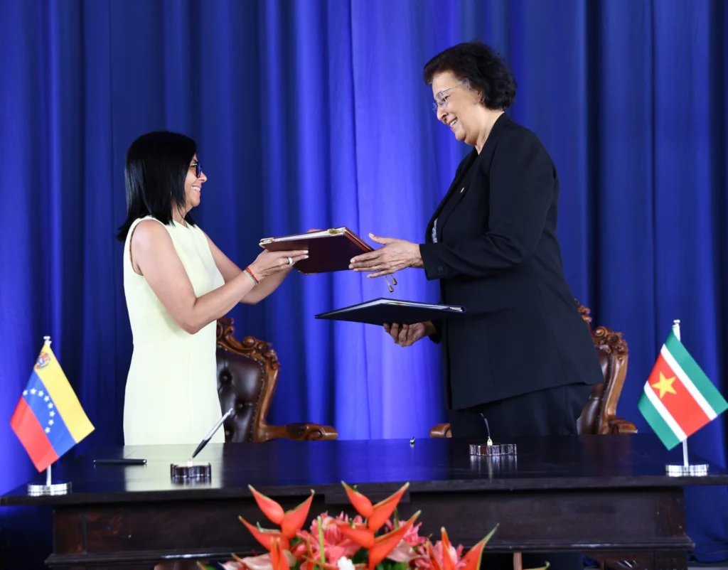 Venezuela Suriname agreements on energy agriculture trade connectivity and bilateral cooperation in Paramaribo