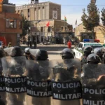 (FILE) This move has been widely criticized by various social sectors as a direct attempt to criminalize protests, mobilizations, and territorial vigils against the neoliberal measures implemented by the right-wing administration. Photo: EFE.