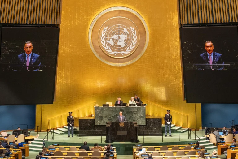 President Yamandú Orsi reaffirmed the pacifist and multilateral position of Uruguay during his speech at the United Nations. Photo: EFE.