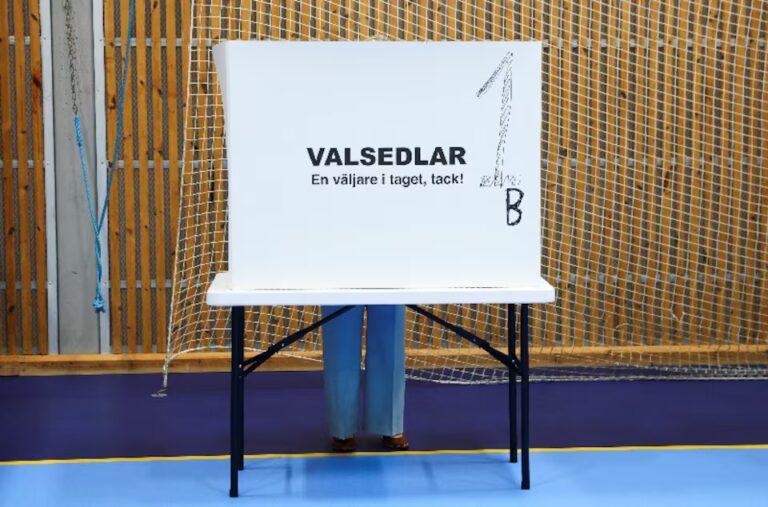 Swedish voters cast ballots in a parliamentary election as far-right Sweden Democrats seek a role in government.