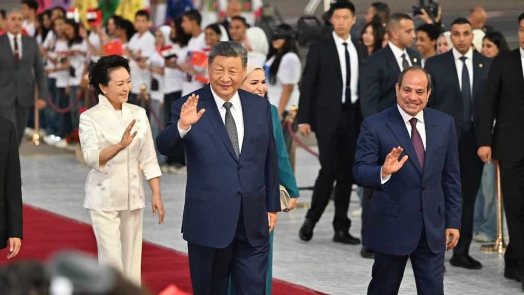 As part of his second visit and the 70th anniversary of bilateral ties, China’s president came to Cairo to boost economic cooperation and jointly discuss complex stability in West Asia. Photo: Xi’s Moments﻿.