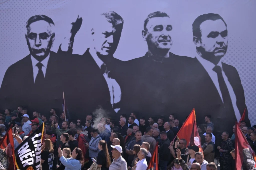 The Chamber found Thaçi's participation in a "joint criminal enterprise" within the so-called Liberation of Kosovo (UCK). Photo: EFE.