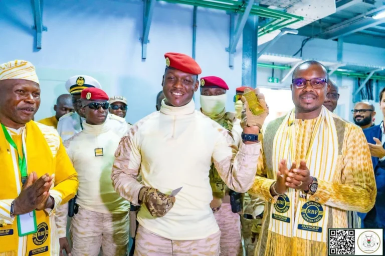 This is the first gold refinery in Burkina Faso built to the highest international standards, marking a landmark of sovereignty for the country. Photo: Ecofin.