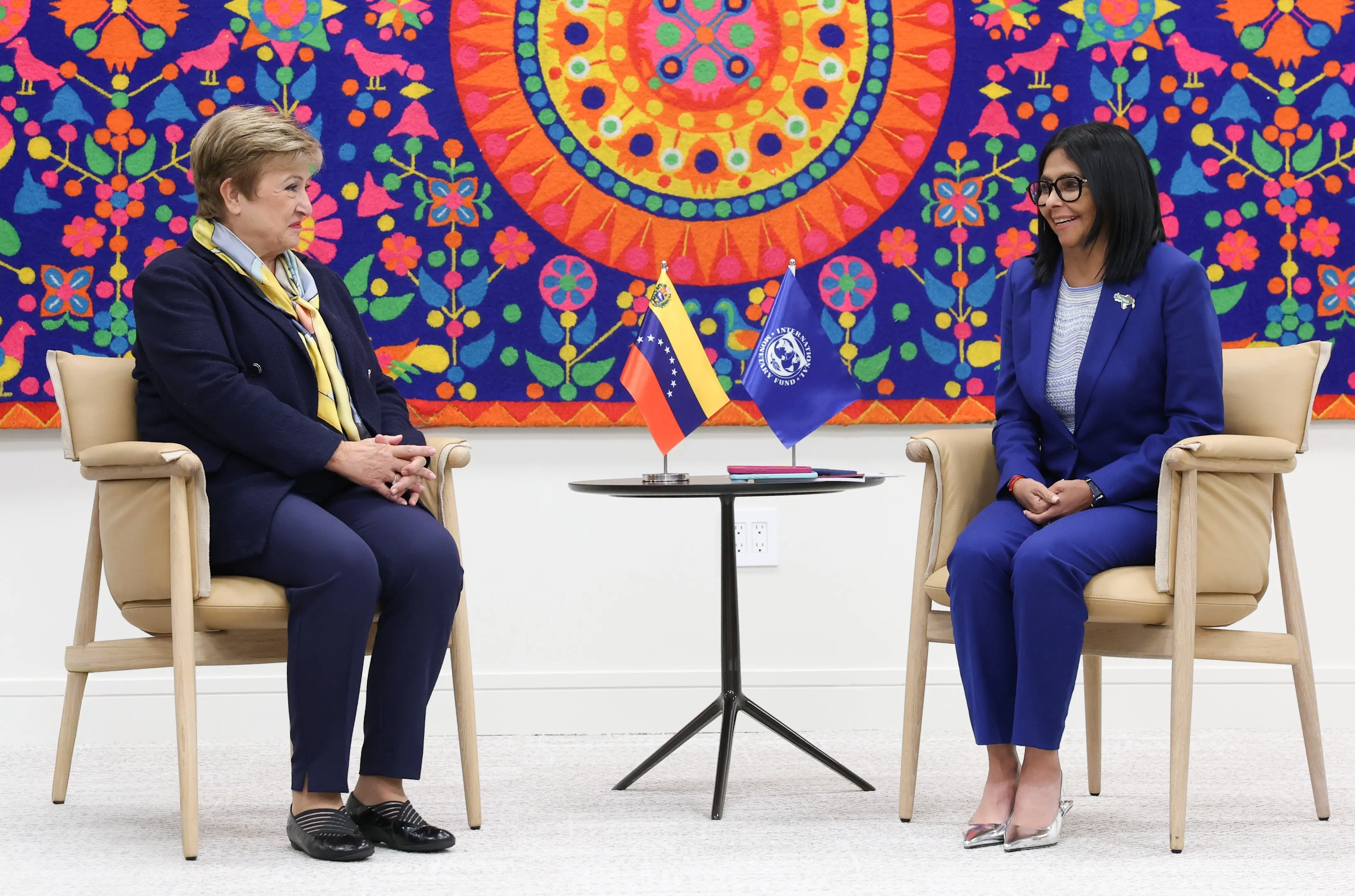 The Venezuelan government began talks with the International Monetary Fund months ago, which focus on the exchange of views on macroeconomic prospects and the use of international reserves for the financing the recovery in the aftermath. Photo: Venezuelan Presidential Press.