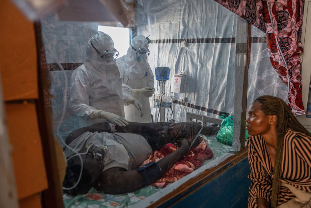 The new Ebola outbreak in the Democratic Republic of Congo reached two new provinces. Photo: AP.