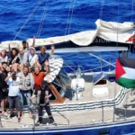 This peaceful initiative represents the first international deployment following the kidnapping carried out by Israeli occupying forces in international waters last May. Photo: Freedom Flotilla.