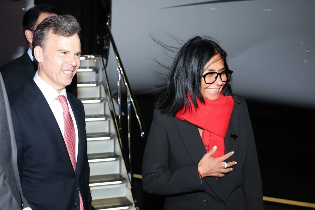 Venezuela's acting president Delcy Rodriguez arrives in New York ahead of UNGA. Photo: X/ @delcyrodriguezv