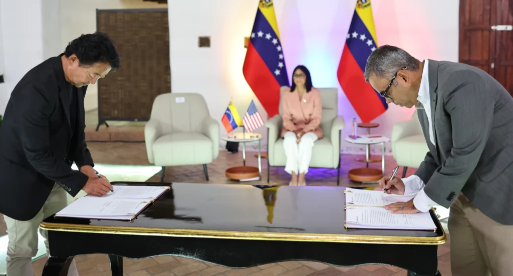 The collaboration will focus on enhancing the country's ability to withstand seismic events and manage the aftermath effectively. Photo: Venezuelan Presidential Press.