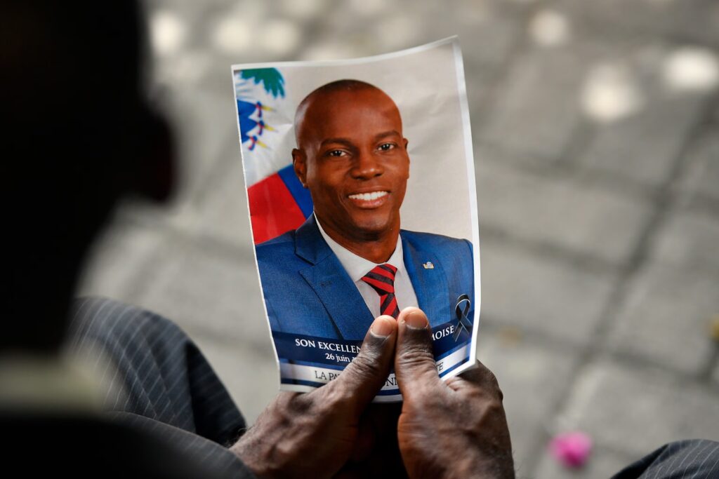 Jovenel Moïse, 53, died after being shot multiple times at close range in his bedroom on the night of July 7, 2021. His wife, who was nearby, was struck by two bullets but survived. Photo: AP.